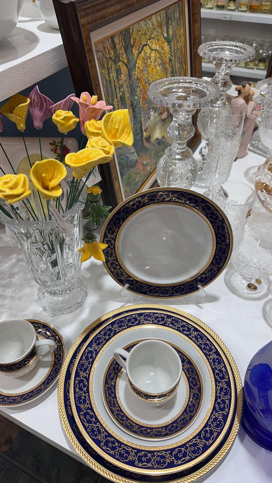 Set Cafea 12 piese Capricio Albastru
